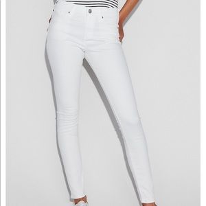 Express Mid Rise Legging - White